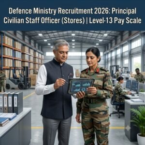 Ministry of Defence Principal Civilian Staff Officer Stores Recruitment 2026 Level 13 Pay Scale desk4info
