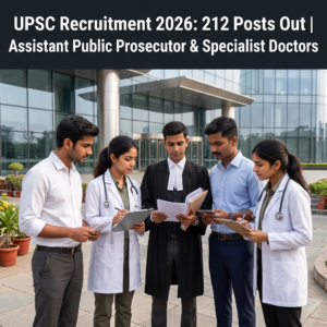 UPSC Recruitment 2026 212 posts Assistant Public Prosecutor Specialist Grade III desk4info