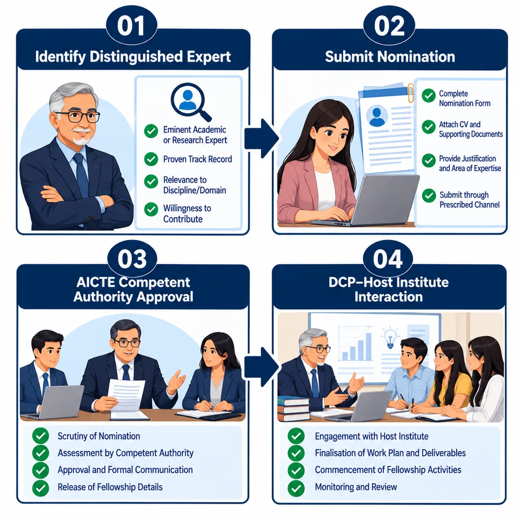 AICTE Distinguished Chair Professor nomination process