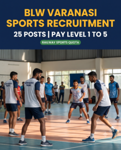 BLW Varanasi Sports Quota Recruitment 2026 Application Card