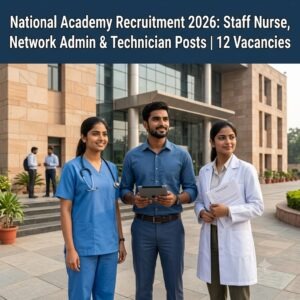 National Academy Staff Nurse Network Admin Technician Recruitment 2026 Deputation desk4info