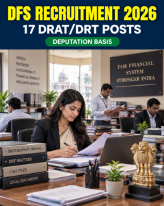 DFS Recruitment 2026 Registrar Assistant Registrar Recovery Officer DRAT DRT vacancies