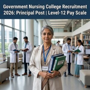 Government Nursing College Principal Recruitment 2026 Level 12 Pay Scale desk4info