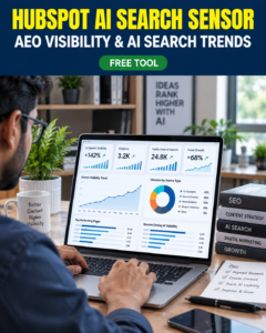 HubSpot AI Search Sensor AEO dashboard for ChatGPT Gemini and Perplexity
