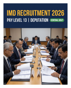 IMD Deputy Director General Administration Recruitment 2026 Deputation Notification
