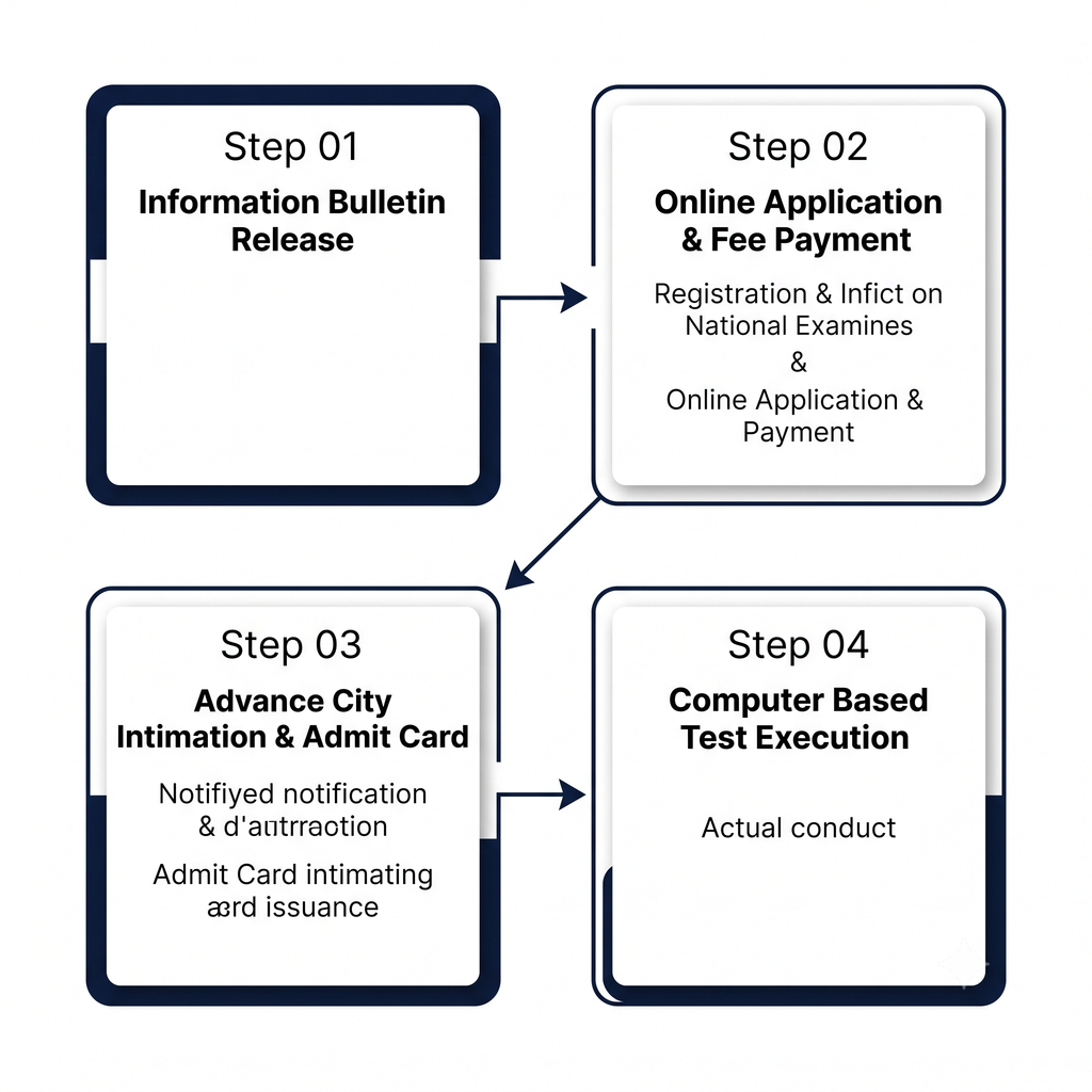 NTA National Examination Pipeline Selection Flowchart Diagram