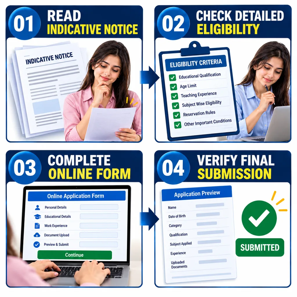 OAVS Recruitment 2026 application verification process