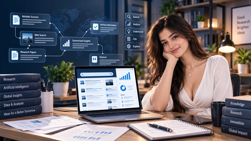 Perplexity AI research and web search technology