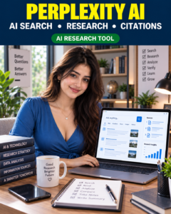 Perplexity AI search and research tool with source citations