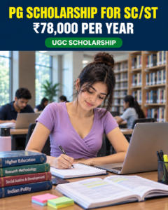 PG Scholarship for SC ST Professional Courses 2026