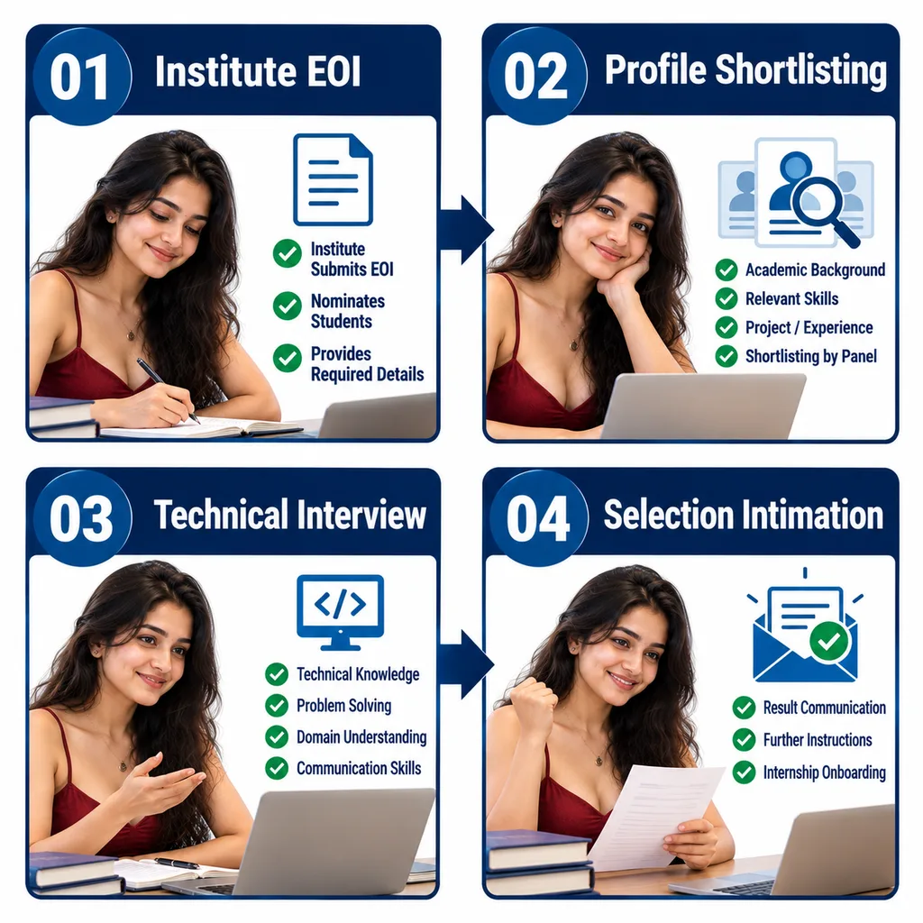 SEBI ITD Internship selection and application process