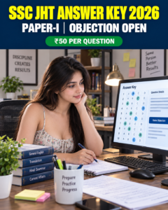 SSC Combined Hindi Translators Examination 2026 Paper-I Answer Key
