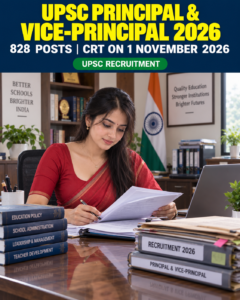 UPSC Principal and Vice-Principal Recruitment 2026 828 vacancies